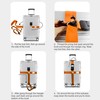 Veki Cross Luggage Straps Suitcase Strap TSA Approved with Lock