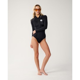RIP CURL 2025 Womens Classic Surf Long Sleeve Surfsuit - Black