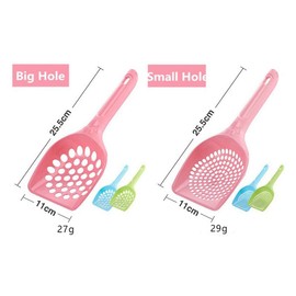 DPWOUM Pink Plastic Cat Litter Scoop Pet Care Sand Waste Scooper Shovel Hollow Cleaning Tool Pet Supplies Easy to Clean Cat Litter Scoops Litter and Housebreaking Pet Supplies