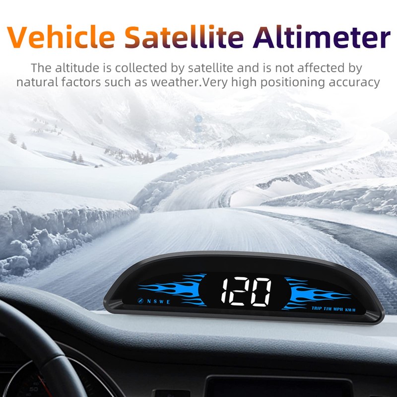 Car HUD Speedometer - Head-Up Display, GPS Speedometer, Car Hud