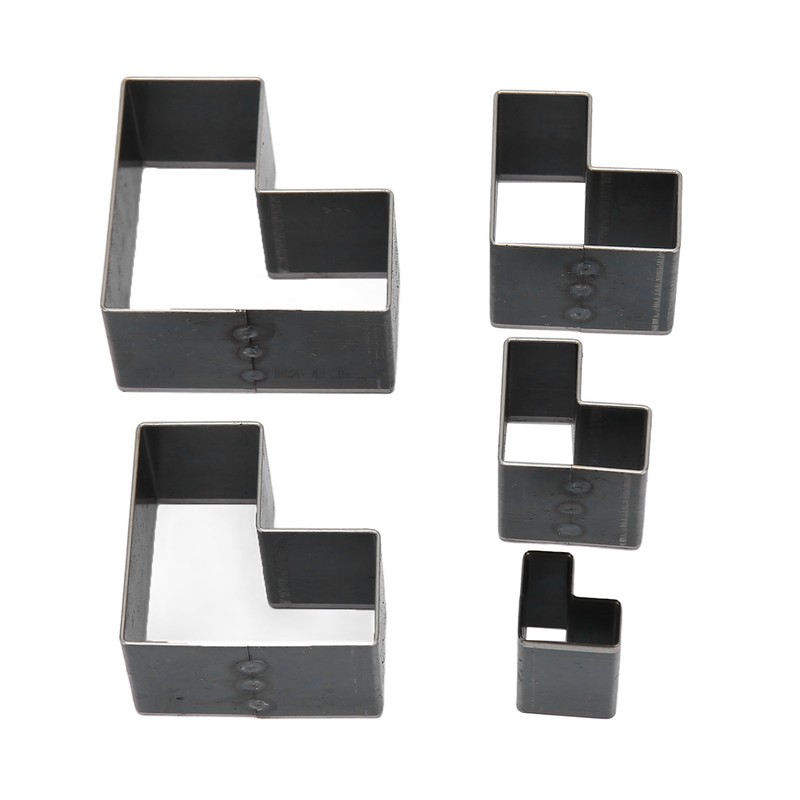 5Pcs Leather Die Cutter Hollow Assorted Size High Carbon Steel