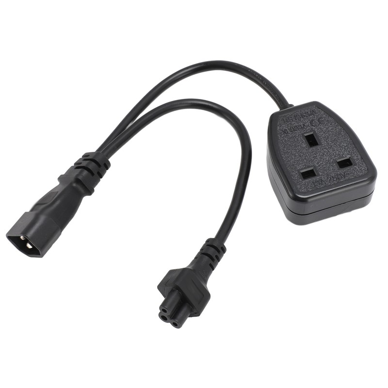 IEC320 C14 Male to C5 and Female Power Cord C14