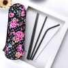 Travel Utensils,Reusable Silverware Set to Go Portable Cutlery Set with