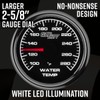GlowShift 2-5/8" Racing 280F Mechanical Water Coolant Temperature Gauge Kit