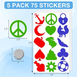 Pack Valentines Cute Heart Tanning Stickers for Body Girls Women Tattoo 75 Sticker Outdoor Supplies Indoor Beds Sunbathing Accessories Summer Essentials Self Adhesive Small Decals