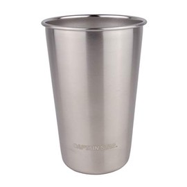 Captain Stag UH-2015 Cup, Tumbler, Stainless Steel, 16.9 fl oz (500 ml), Silver
