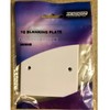 Single Blanking Plate Cover for Electrical Sockets by Dencon