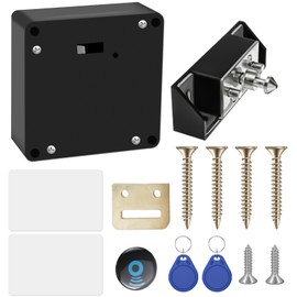 Molbory Smart Schrankschloss, Smart Lock, Unsichtbares Schloss, Elektronische RFID Kartenöffnung, IC-Kartensensor Schrankschublade für Fabriken, Saunabibliotheken und Büros Schließfach