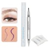 10pcs Microblading Tattoo Marker Pen Gray Skin Marker Pen Paper