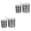 Alipis 2 Sets Metal Salt Shake Sprinkler for Restaurant Powdered