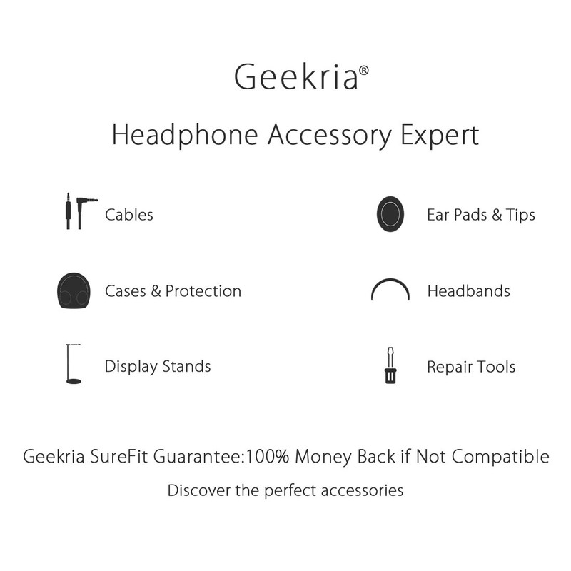 Geekria Acrylic Omega Headphones 8MM