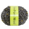 DARUMA 01-6330 Pom Pom Wool Yarn Extra Thick Col.7 Gray