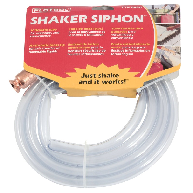 FloTool 10801 Shaker Siphon with 6' Anti-Static Tubing