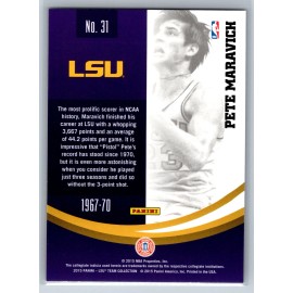 2015 Panini Collegiate LSU Pistol Pete Maravich #31