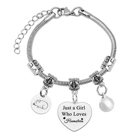 Hamster Gifts for Women Hamster Lover Gifts Jewelry Hamster Gifts for Hamster Lovers Hamster Themed Gifts for Hamster Owners Mom Rat Lover Gifts Animal Lover Gifts Birthday Christmas Gift for Friend