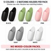2-Pack Self-Adhesive Silicone Rice Paddle Holders – Wall-Mounted Kitchen Utensil