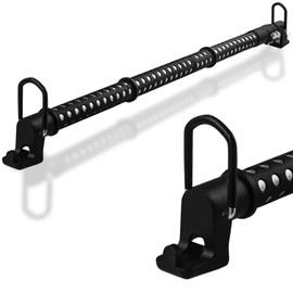 Car Clothes Hanger Bar Heavy Duty, 34-54inch Clothes Rod for Car Travel Upgraded Telescopic Thickened Steel Tube and Anti-Slip Ring Truck Clothes Hanger Bar Suitable and Portable.