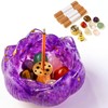 Amethyst Resin Crystal Lotus Incense Burner with Removable Ash Collector