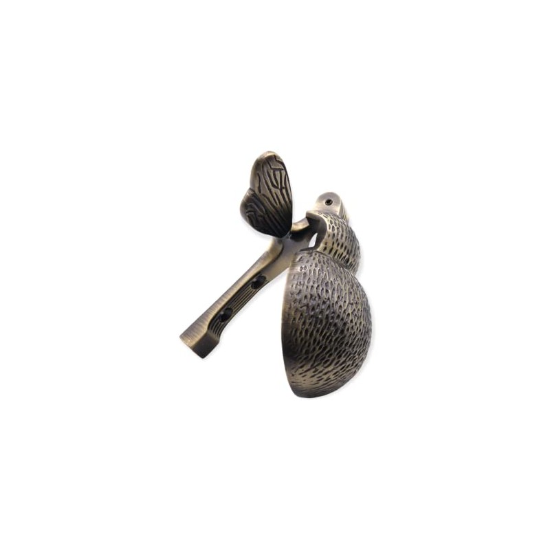 Infinity Decor Antique Brass Bumble Bee Door Knocker – High