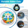 Sober Lake 2 Year Sobriety Coin - Affirmation AA Chip,