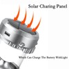 Camping Lantern with Fan, Flashlight Lantern Collapsible-USB Rechargeable, Solar &