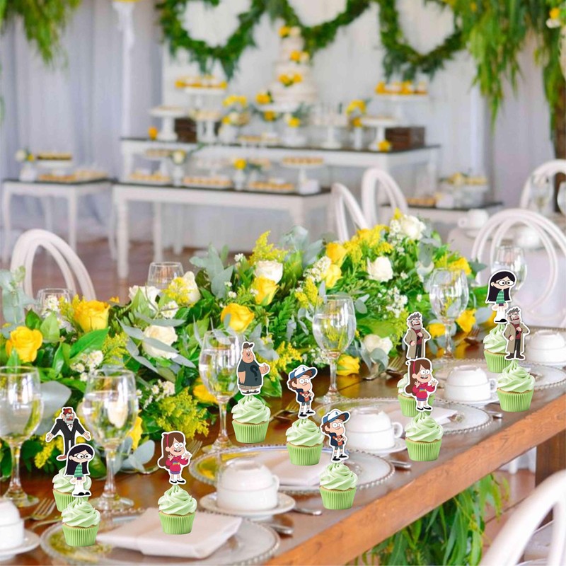 Gravity Faall Cupcake Topper - Birthday Decorations.