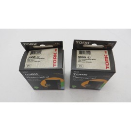 Tork 2 PIECES    Tork 3000 Button Photocontrol Flush Mounting 120V Photocell/Photoeye