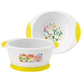 Skater WP2 Rice Bowl, Easy to Scoop, Children's Tableware, Rice Bowl, Inai Naiai Naga, 4.9 x 3.9 x 2.0 inches (12.5 x 10 x 5.2 cm)