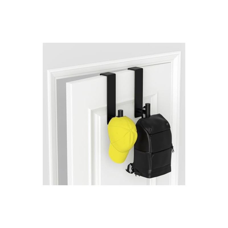 Stainless Steel Over The Door Hooks Heavy Duty, Bathroom Towel