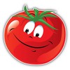 Zirni Tomato Smile Simple Funny Cartoon Sticker Decal Design