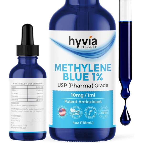 Methylene Blue 1% Value Size USP Pharmaceutical Grade For Humans