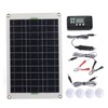 30A MPPT Solar Controller and Solar Panel Kit, 12V 24V