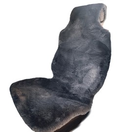 oyiiwen Universal Size Faux Sheepskin car seat Covers, Washable seat Covers for Cars suvs Trucks minivans (Gray)