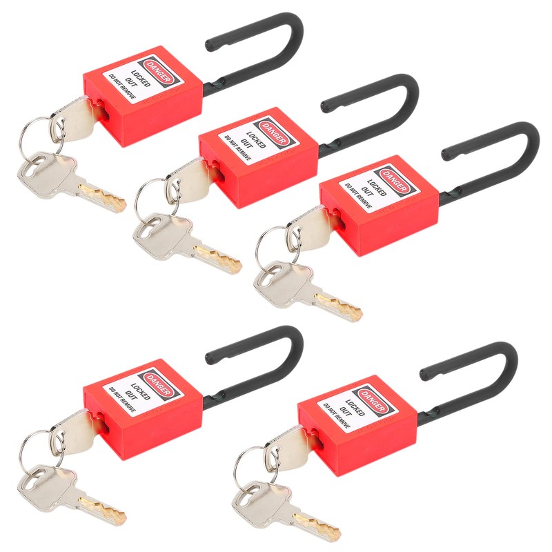 Lockout Tagout Lock, Practical 5 Sets Lockout Lock Durable with