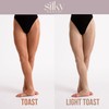 2 Pairs Shimmer Stirrup Dance Tights - Light Toast -