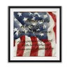 America Flag Pledge of Allegiance Art Framed Patriotic Wall Decor