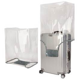 GigabitBest Luggage Protector Covers Thickened suitcase protective cover Clear PVC Trunk Lid Protector (20''(18.89''H x 14.17''L x 9.05''W))