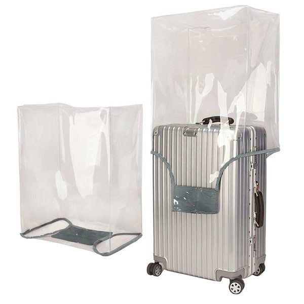 GigabitBest Luggage Protector Covers Thickened suitcase protective cover Clear PVC