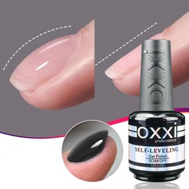 OXXI Professional Self-Leveling 1X15ml Gel Nail Polish,Multi-function Base Coat and Builder Gel