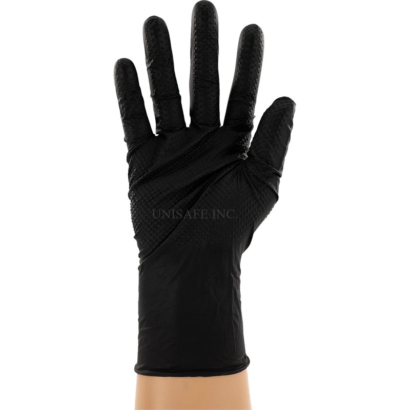 BLACK PYTHON HD 8 MIL Nitrile Disposable Gloves, Latex &