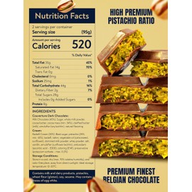 BARBEE Dubai Chocolates with Handmade Belgian Chocolate – Pistachio Milk Chocolate Flavour With Creamy & Crunchy Knafeh Centre, No Palm Oil, 6.7 oz (190g)