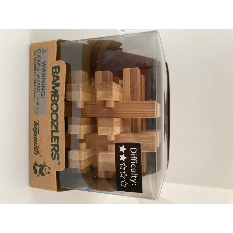 Bamboozlers wooden bamboo puzzle new