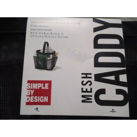 Simply by Design NWT SIMPLE by DESIGN MESH BATHROOM SHOWER CADDY w/ Pockets