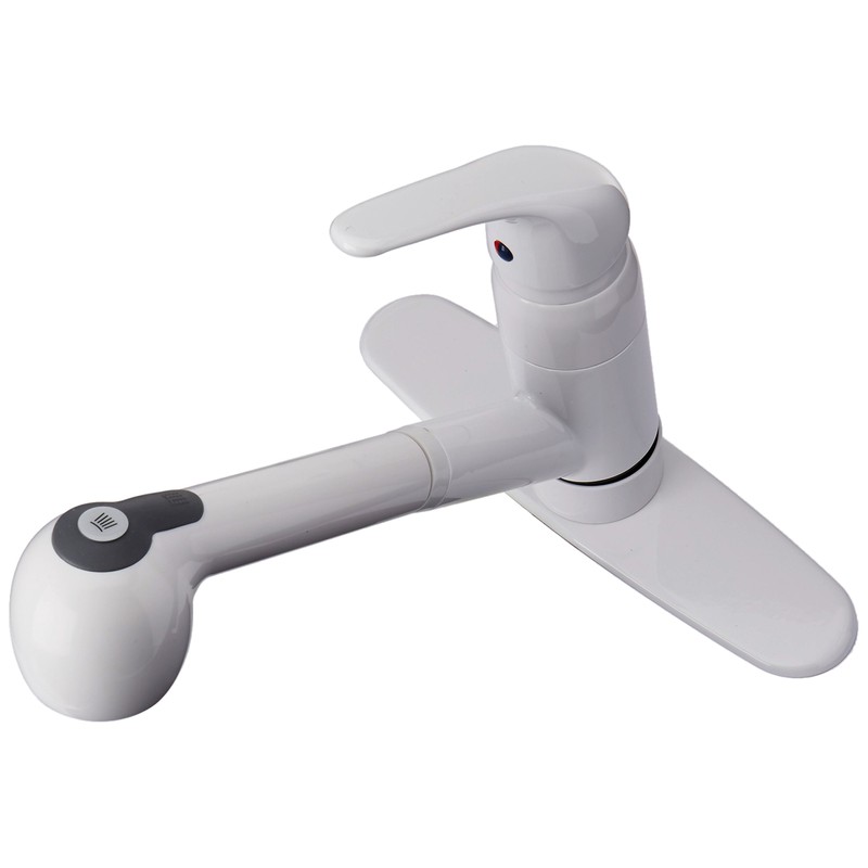 Pfister Pfirst Series Kitchen Sink Faucet with Pull Out Sprayer,