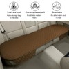 KVAEY Linen Back Car Seat Cover, Anti-Slip Long Bottom Rear