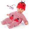 Götz 3403036 Combi Ladybug Doll Clothes Size S 2-Piece Clothing