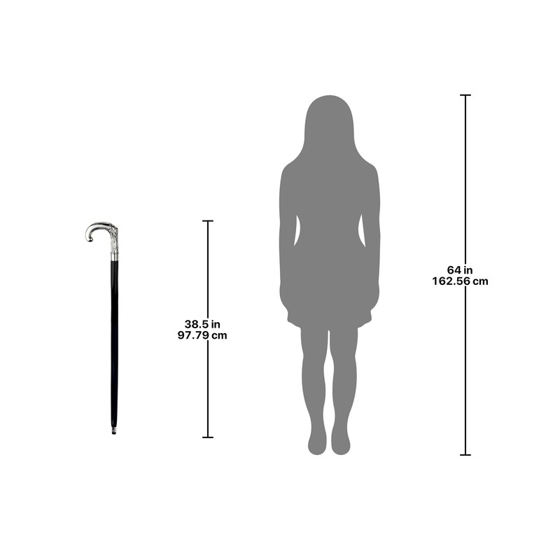 Design Toscano Empress Collection: Eve in Eden Solid Hardwood Walking