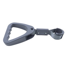 Qury Grey Triangular Handle,Triangular Grab Rail,Portable Hand Strap for Support and Fitness Exercise for Bus and Car
