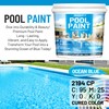 Pool Paint Ocean Blue, Durability Water-Based Acrylic Resin Concrete Pool