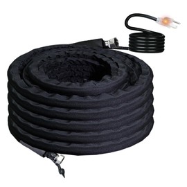 HEATIT Heated Drinking Water Hose for RV with Thermostat -20 ℉ Antifreeze Electrical Heated Garden Hose for Campers, Livestock, Agriculture 120V, 15FT